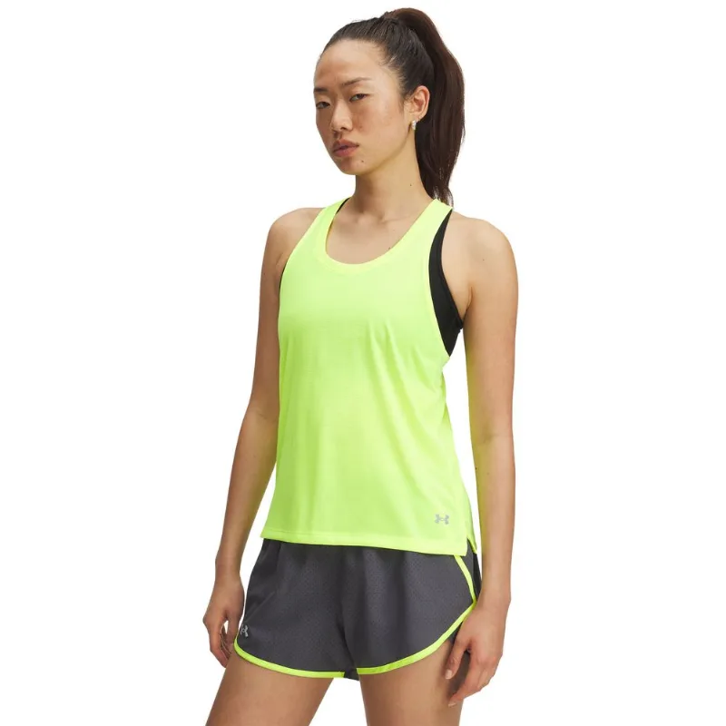 Regata de Corrida Under Armour Launch Singlet Feminina G Amarelo