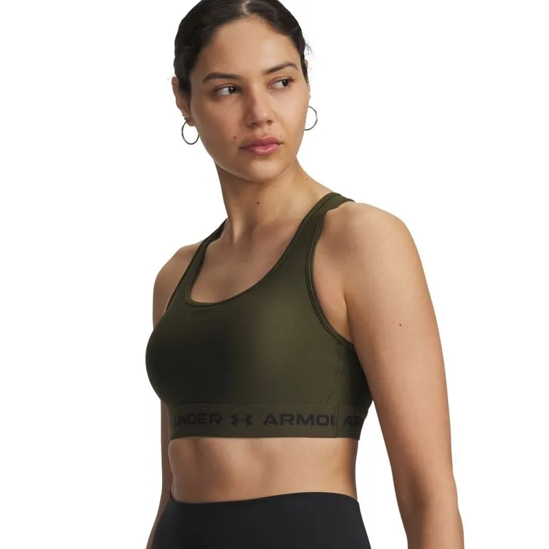 Top Under Armour Crossback Mid Bra Feminina - Verde Oliva G