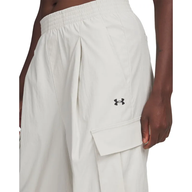 Calça Sportstyle Under Armour Unstoppable Ripstop Feminina GG Branco