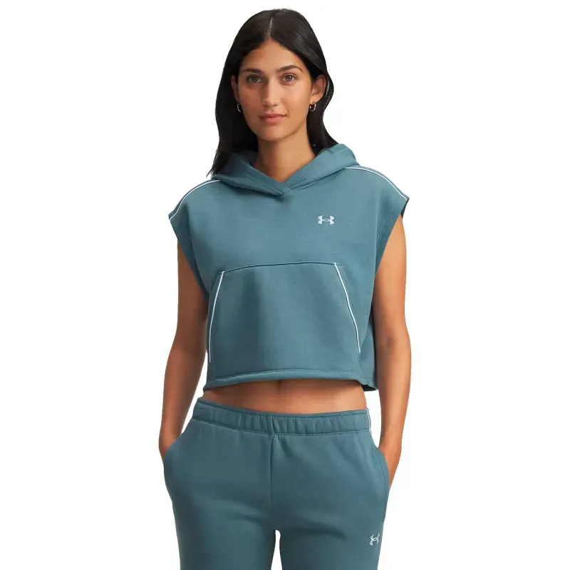 Sudadera Under Armour Entrenamiento Rival Fleece Piped Mujer 6003709-587 GD