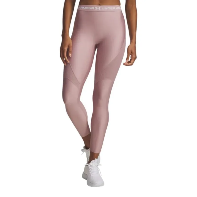Legging Under Armour HeatGear Rib Feminina M / Rosa
