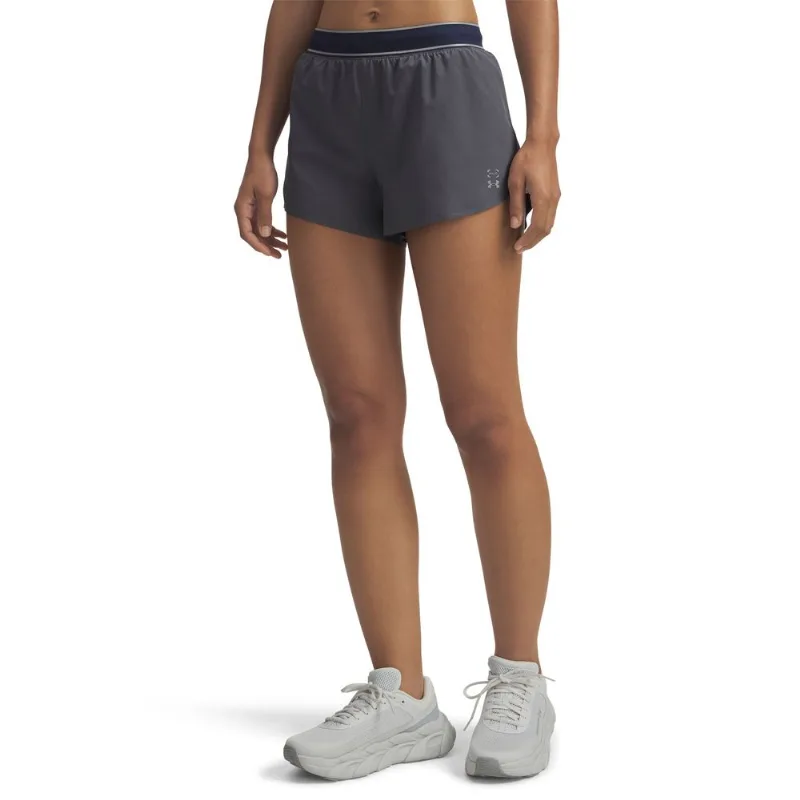 Shorts de Corrida Under Armour Halo Run Feminino PP Cinza