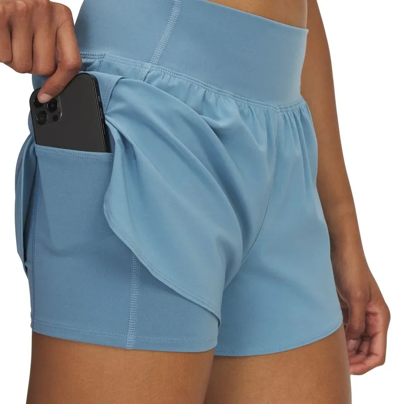 Shorts Under Armour Vanish 2in1 Feminino Azul Claro G