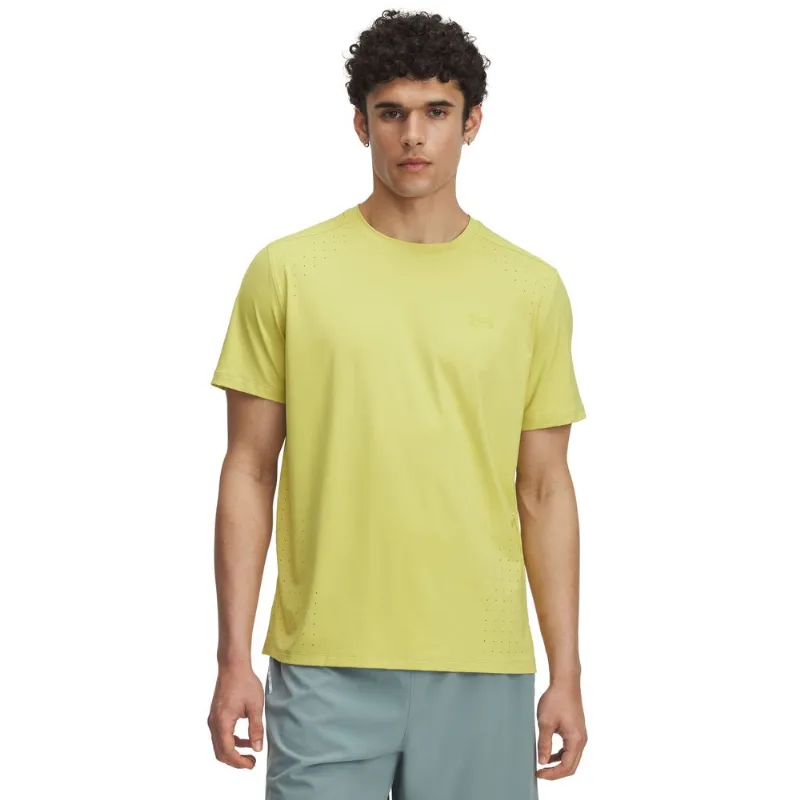 Camiseta de Corrida Under Armour Launch Elite GG Amarelo