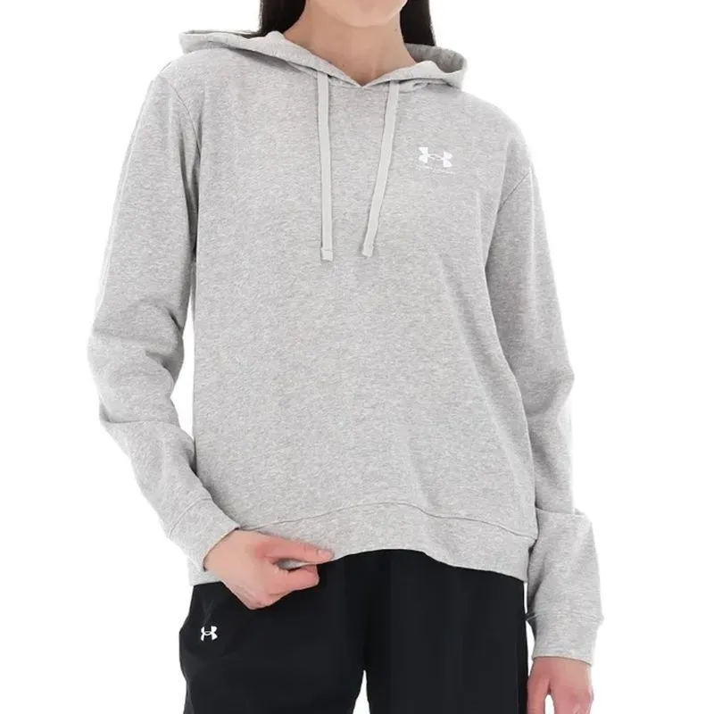 Casaco Under Armour Rival Terry Feminino Cinza Casual GG