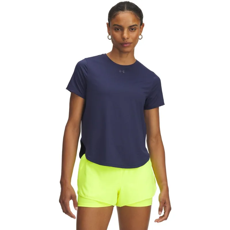 Camiseta de Corrida Under Armour Launch Elite Shortsleeve M Azul