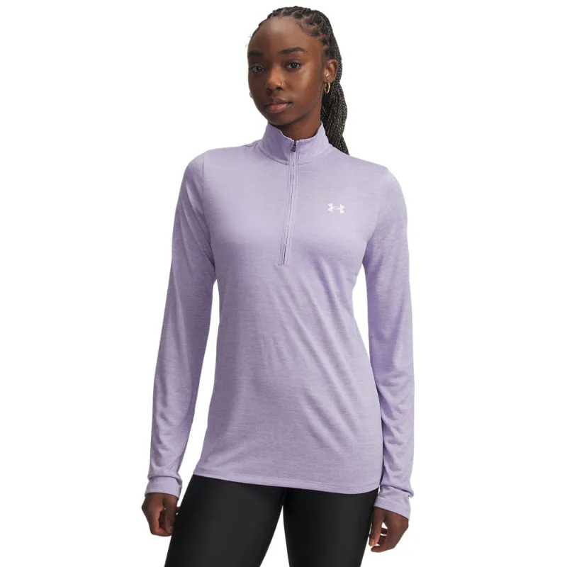 Moletom de Treino Under Armour Tech 1/2 Zip Twist Feminino M Branco