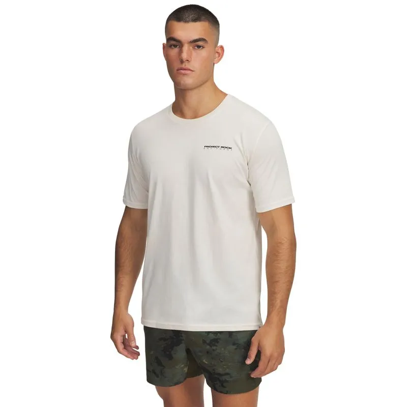 Camiseta Sportstyle Under Armour Project Rock Q4 Payoff Masculina 2GG / Preto