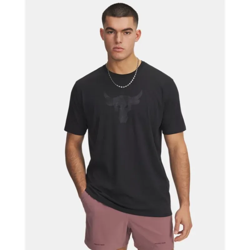 Remera de Entrenamiento Project Rock Payoff para Hombre UA Pjt Rck Brahma Bull SS