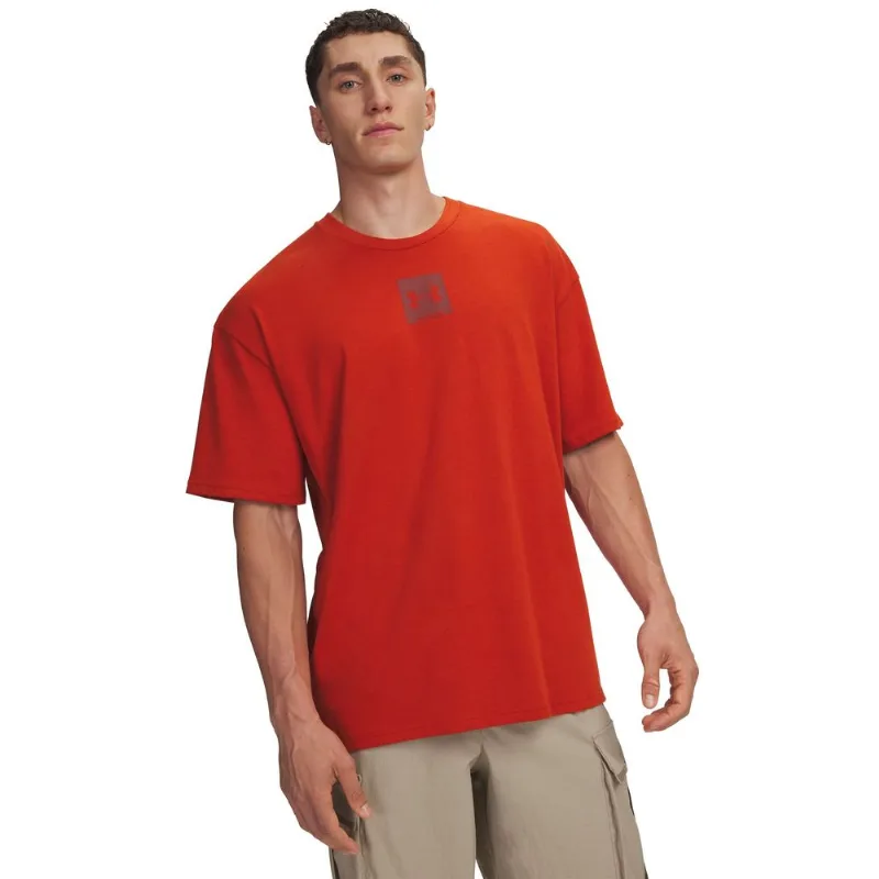 Camiseta Sporstyle Under Armour HW OS SM BOX SS M Laranja
