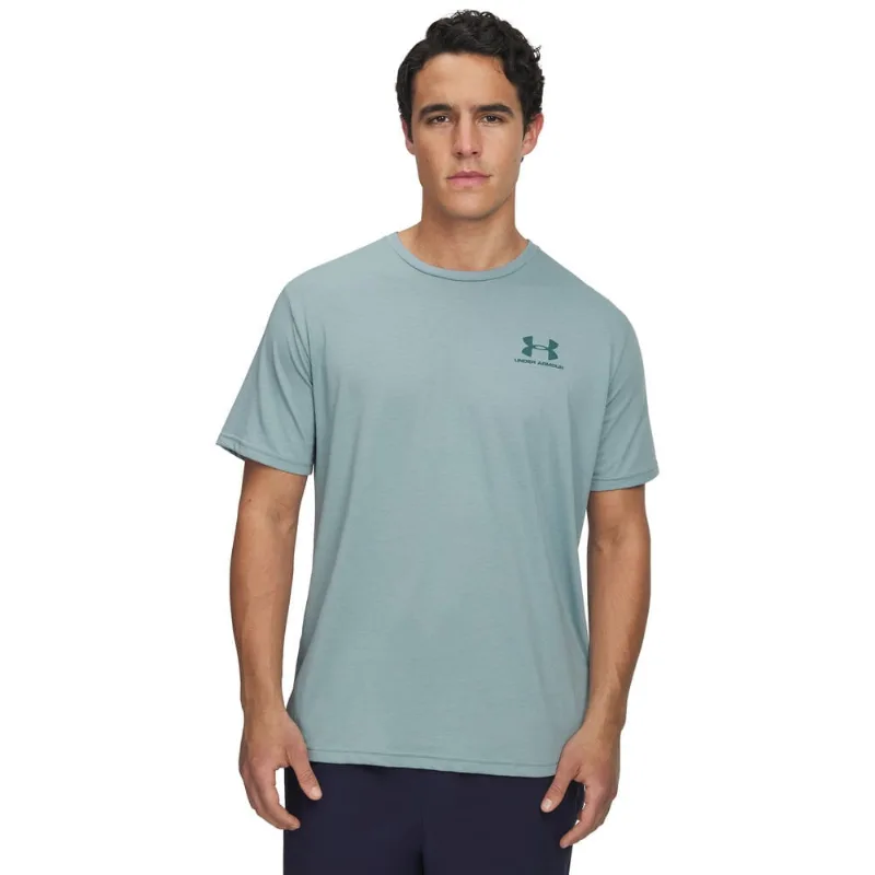 Camiseta Sportstyle Under Armour Left Chest Masculina M Verde