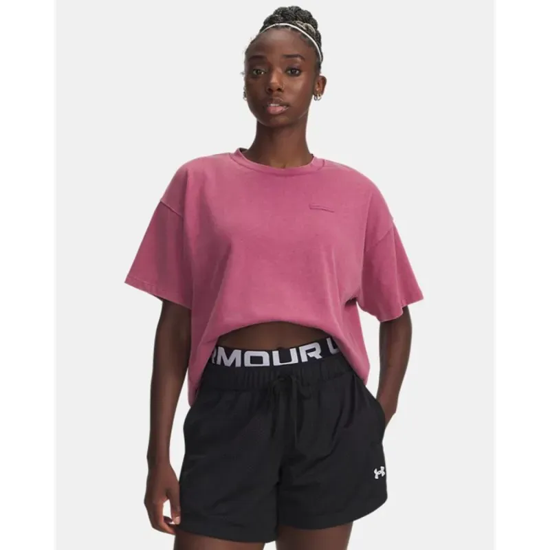 Remera Boxy Wash Heavyweight para Mujer UA HWT Boxy Wash SS