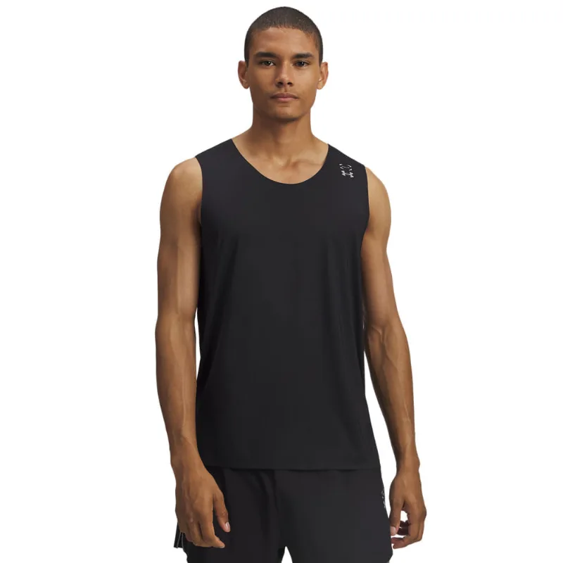 Regata de Corrida Under Armour Halo Run Tank Masculina M Preto