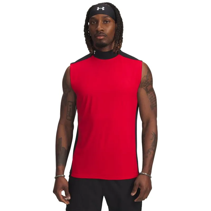 Regata de Treino Under Armour HeatGear Wordmark Masculina M / Vermelho