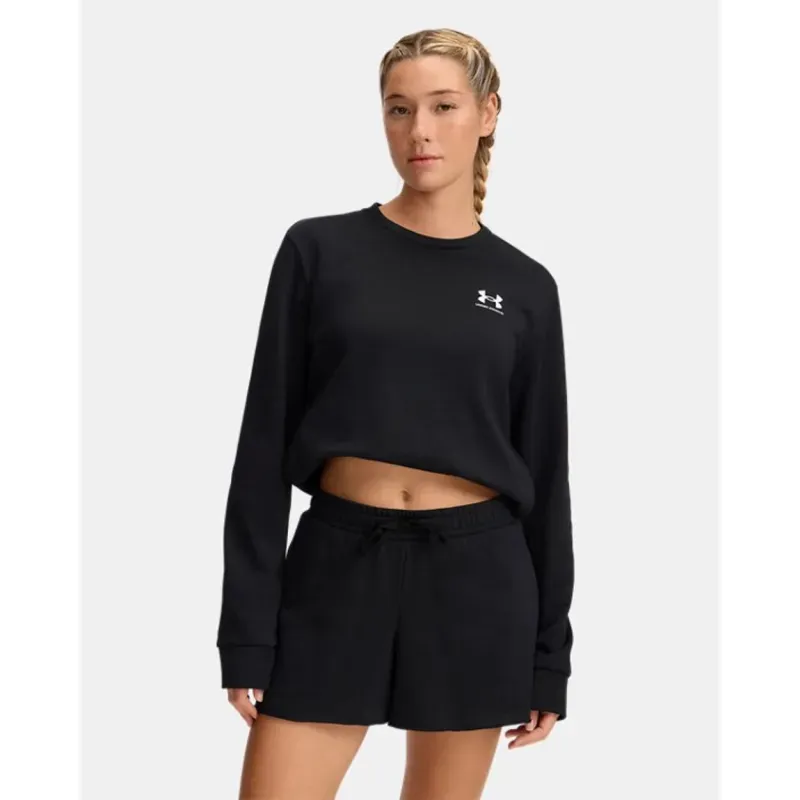 Buzo Rival Terry Crew para Mujer UA W Rival Terry Crew