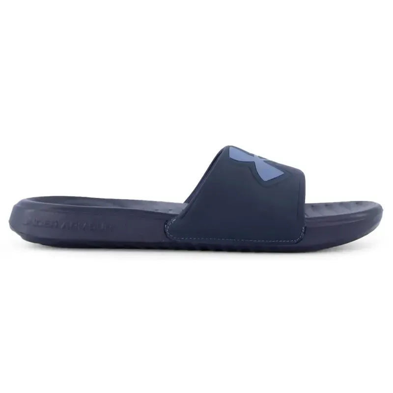 Chinelo Slide Under Armour Charged Cushioning Azul Marinho Masculino 41