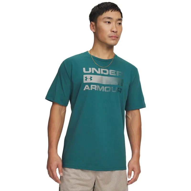 UA TEAM ISSUE WORDMARK SS-GRN L