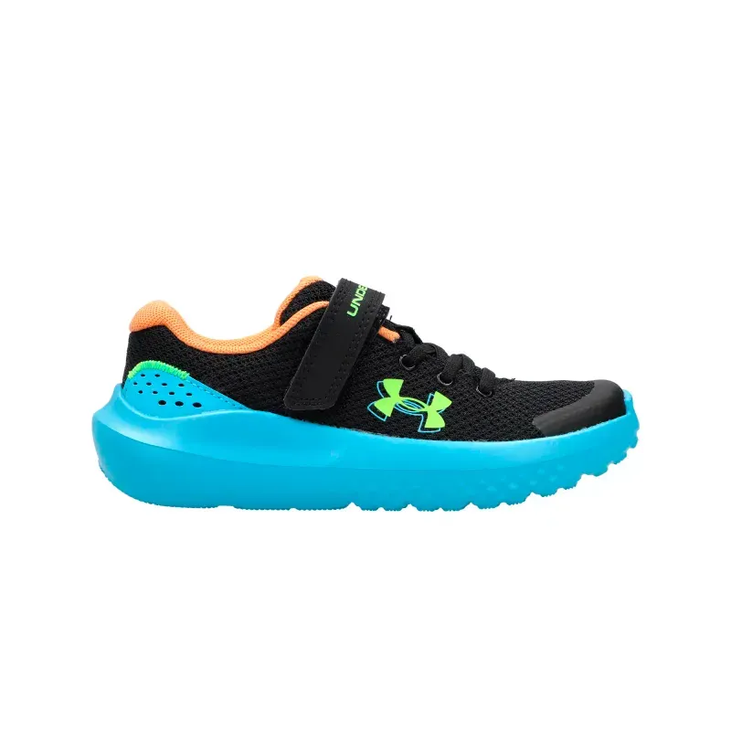 Tenis Under Armour Correr Surge 4 AC Preescolar Niño 3027104-007 18.5 cm