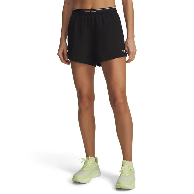 UA Vanish Woven 5in Shorts-BLK L