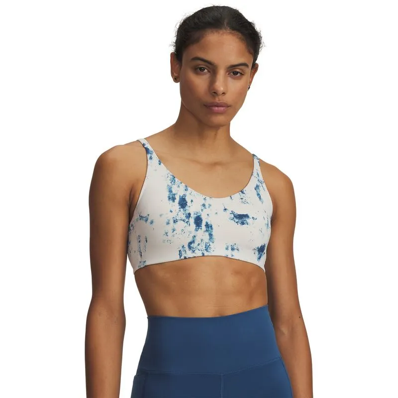 Motion Low Print Bra-WHT XL