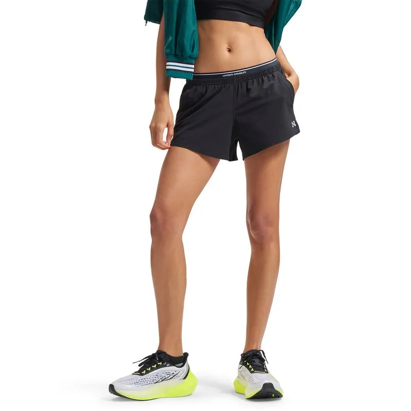 UA Vanish Woven 3in Shorts-BLK L
