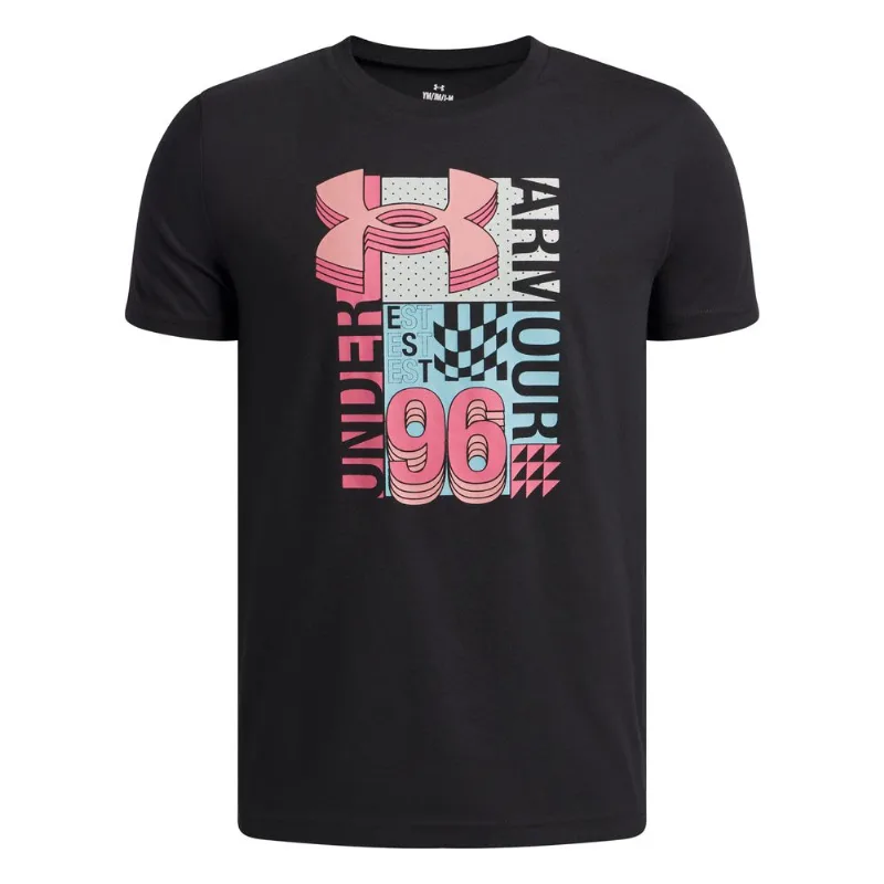 Camiseta Sportstyle Under Armour Logo Wordmark Collage 10 Preto
