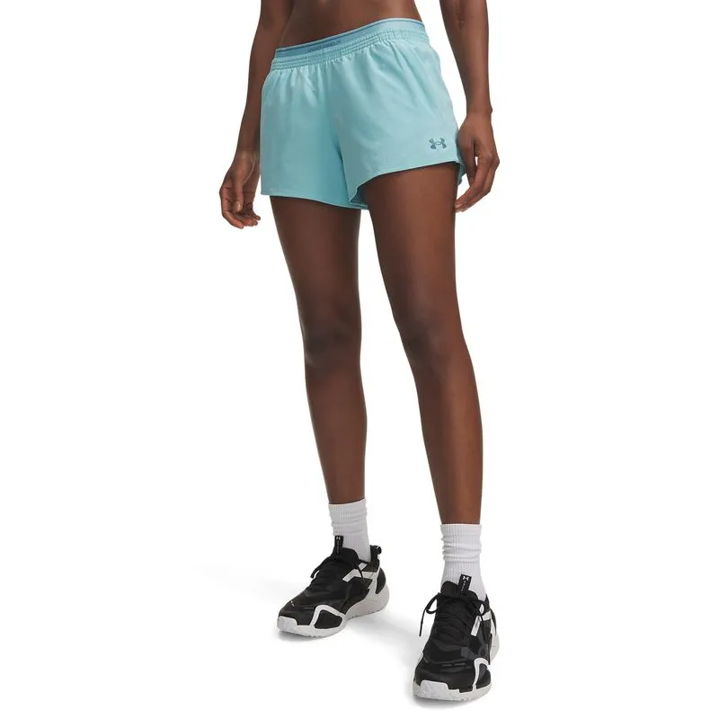 UA Vanish Woven 3in Shorts-BLU L