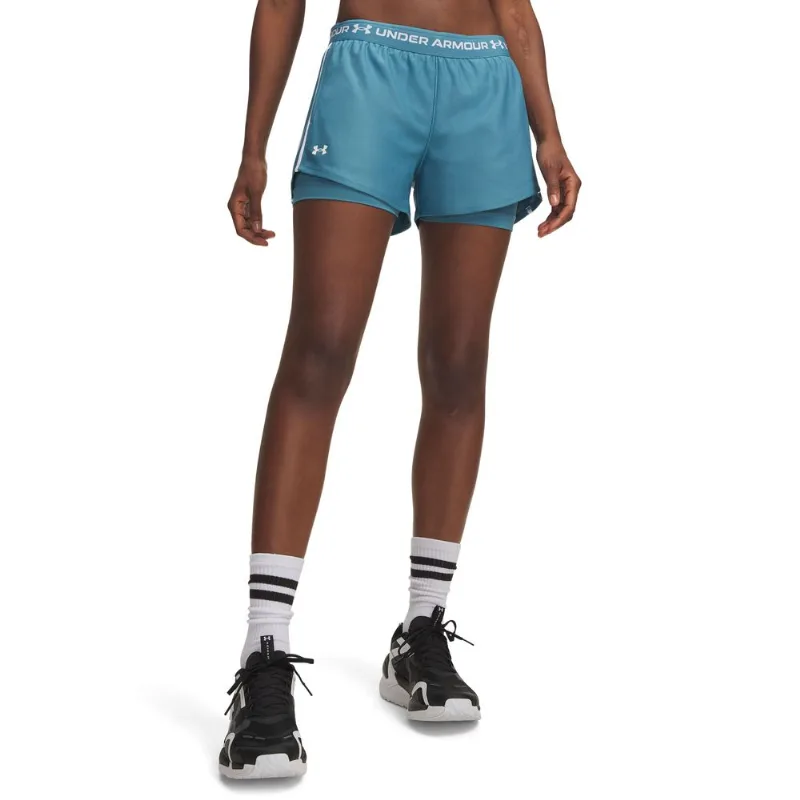 Shorts de Treino 2 em 1 Under Armour Tech Play PP Azul