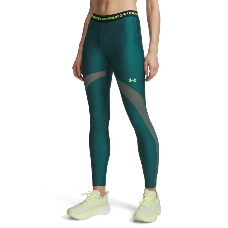 Legging de Treino Under Armour HeatGear Mesh M Verde