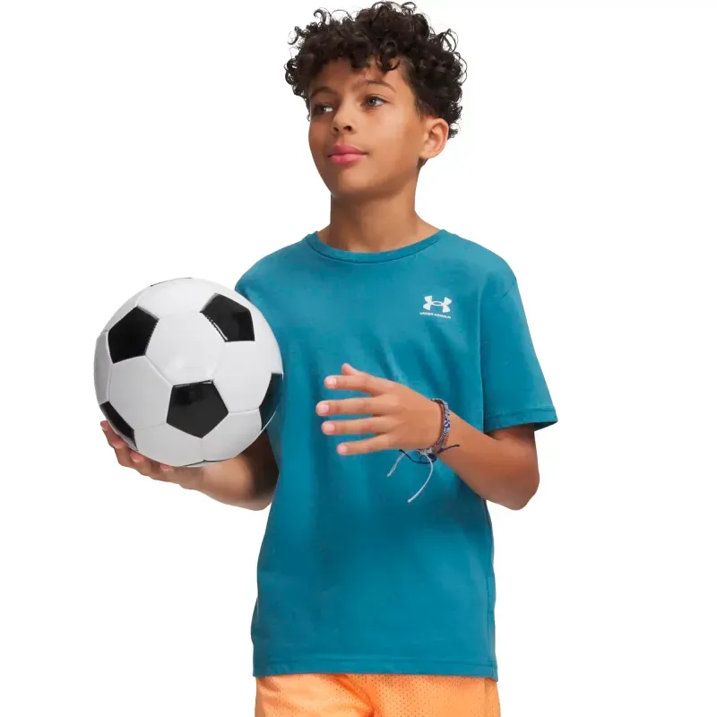 Playera Under Armour Casual Sportstyle Niño 1389962-466 14 Años