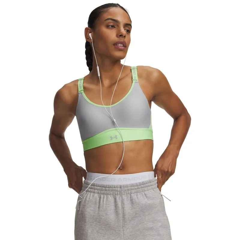 UA Infinity Mid 2.0 Bra-GRN L