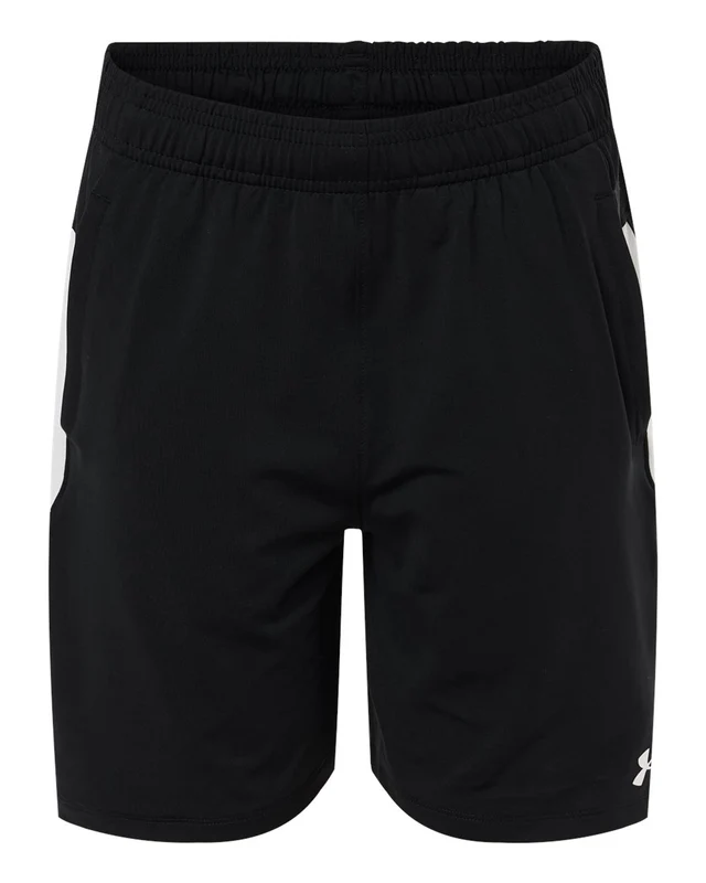 Under Armour 6012348 Youth Tech Vent Short - Black White Black White / Youth M