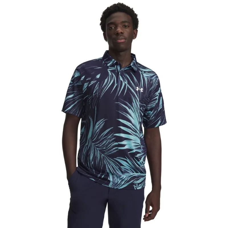 Camiseta Polo de Golf Under Armour Matchplay G Cinza