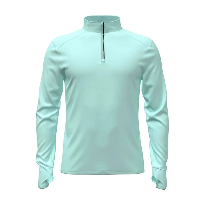 Blusa de Corrida Masculina Under Armour Qualifier Run 1/2 Zip P Azul