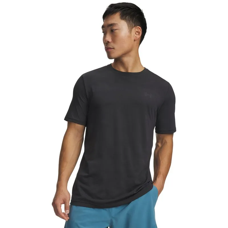UA Vanish Elite Smls SS Camo-BLK S