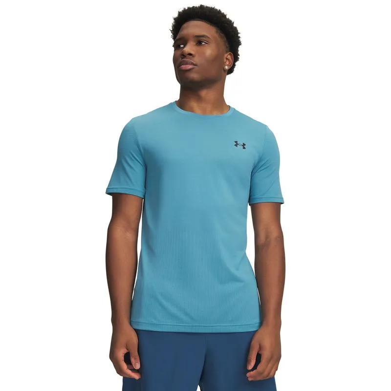 UA Vanish Elite Seamless SS-BLU XL