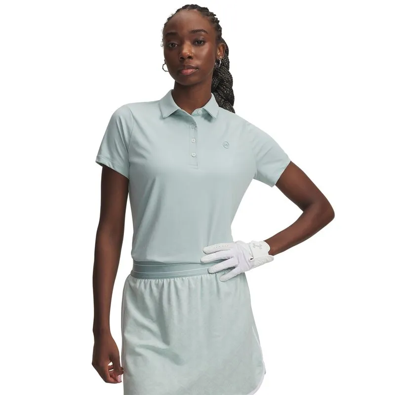 UA ArmourDry SS Polo-BLU XS