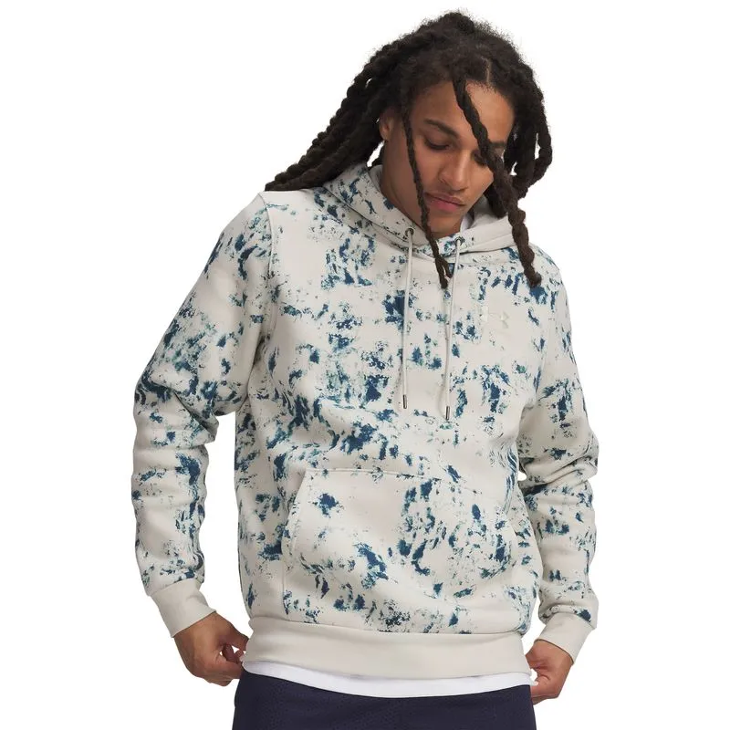 UA Icon Fleece Printed HD-WHT M