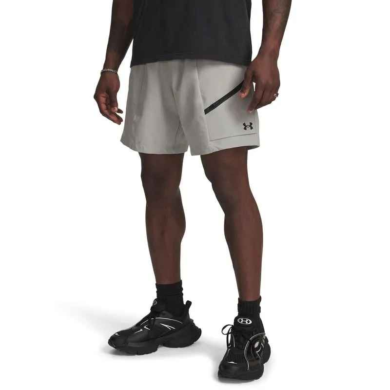 UA Unstoppable Woven Shorts-GRY L