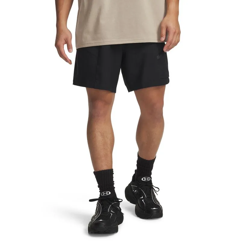 UA Unstoppable Woven Shorts-BLK M