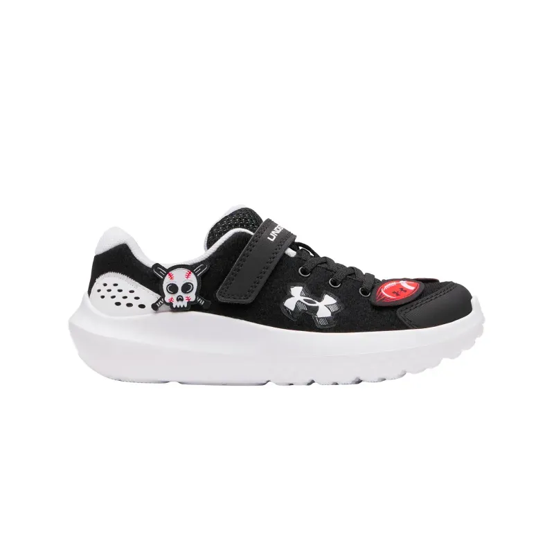 Tenis Under Armour Correr Surge 4 AC Patches Preescolar Niño 6008982-002 21.5 cm