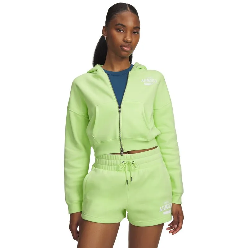 UA Icon Fleece Nov FZ-GRN L