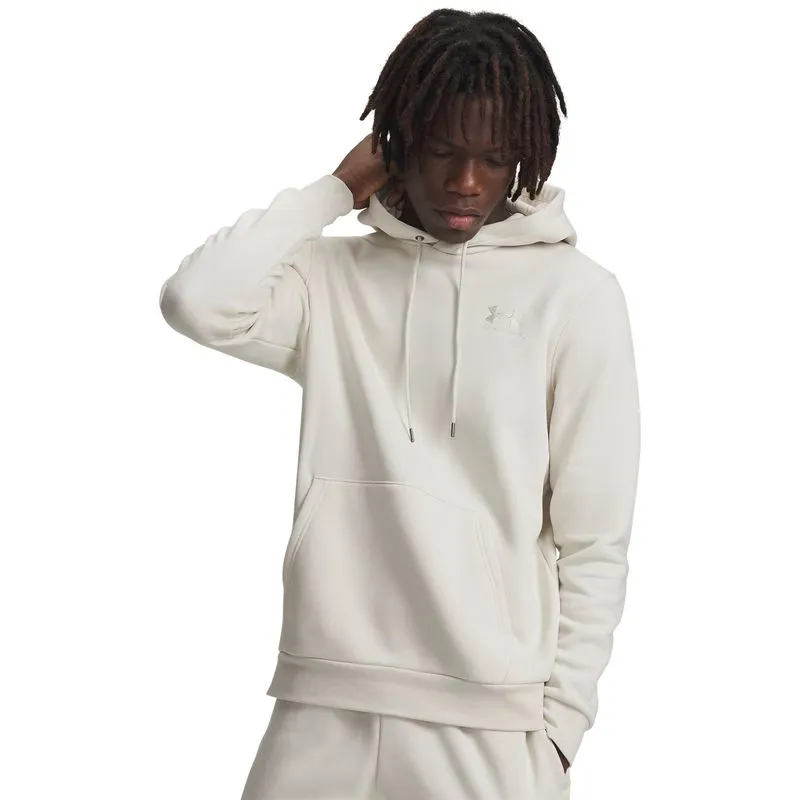 UA Icon Fleece Hoodie-WHT S