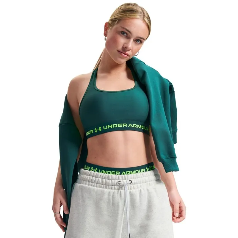 Top de Treino Feminino Under Armour Crossback Mid Bra P / Verde