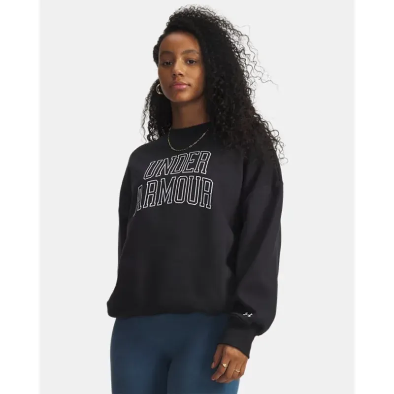 Buzo UA Rival Fleece Varsity oversized para Mujer