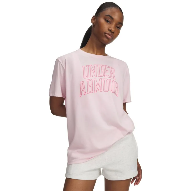 Camiseta Sportstyle Under Armour Rival Campus GG Rosa