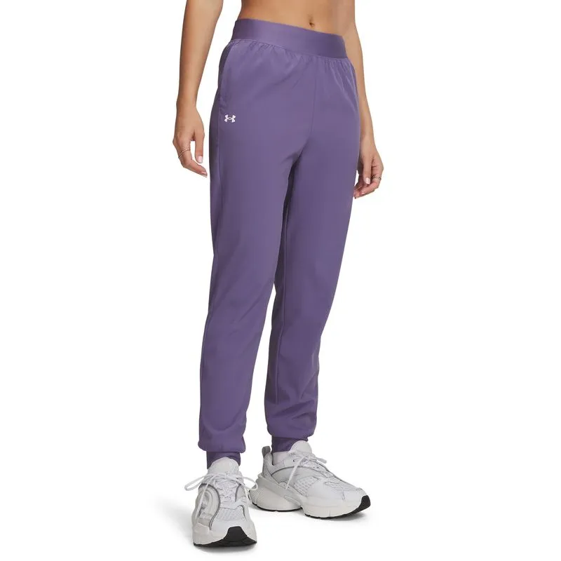 UA Rival Hi Rise Woven Pant-PPL L
