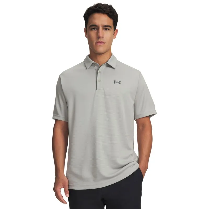 Camiseta Polo de Golf Under Armour Tech P / Cinza