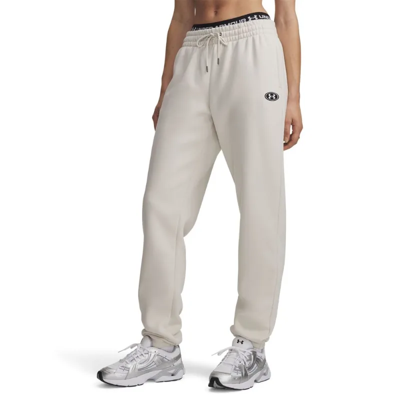 Calça Sporstyle Under Armour Icon Varsity GG Bege