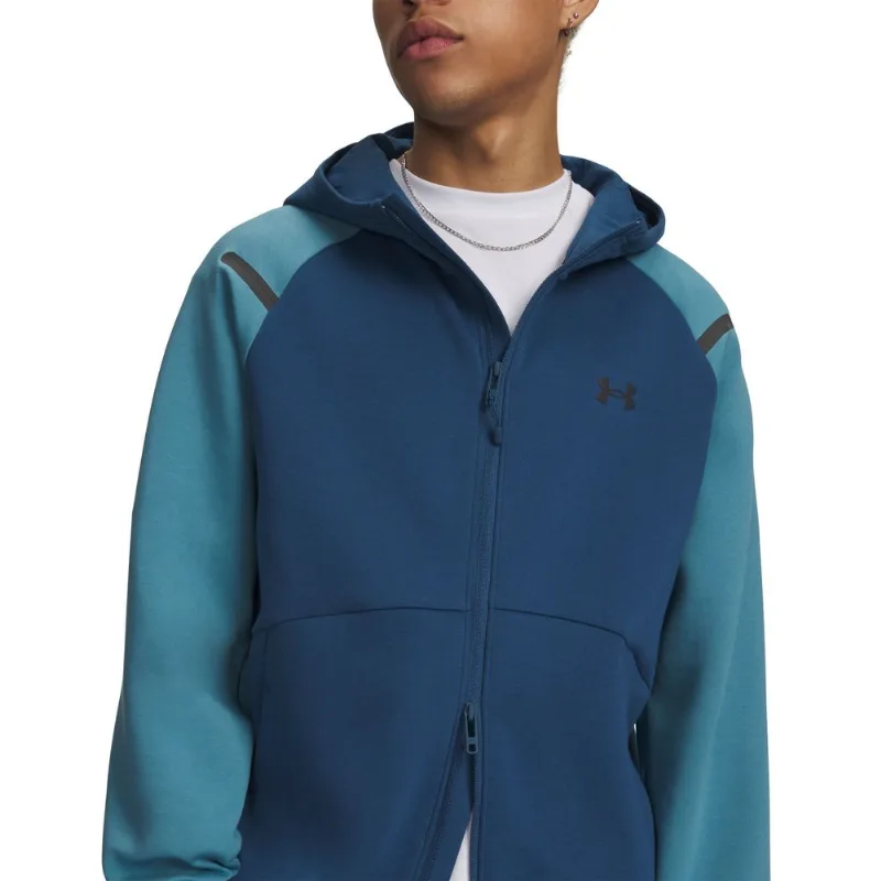 Jaqueta Sportstyle Under Armour Unstoppable Full Zip P Azul